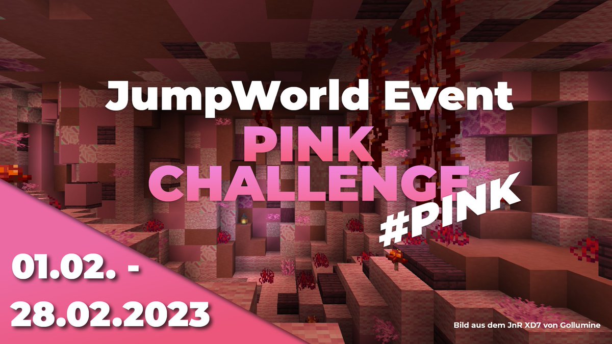 🎶 Pink, pink, pink sind alle meine Farben 🎶
Ganz unter diesem Motto (#PINK) findet das JW-Event im Februar statt!

Wer schafft es, die beste Stimmung zum Valentinstag zu verbauen? 💝 

Weitere Infos findet ihr unter
timolia.de/jw-events

Viel Glück 💛