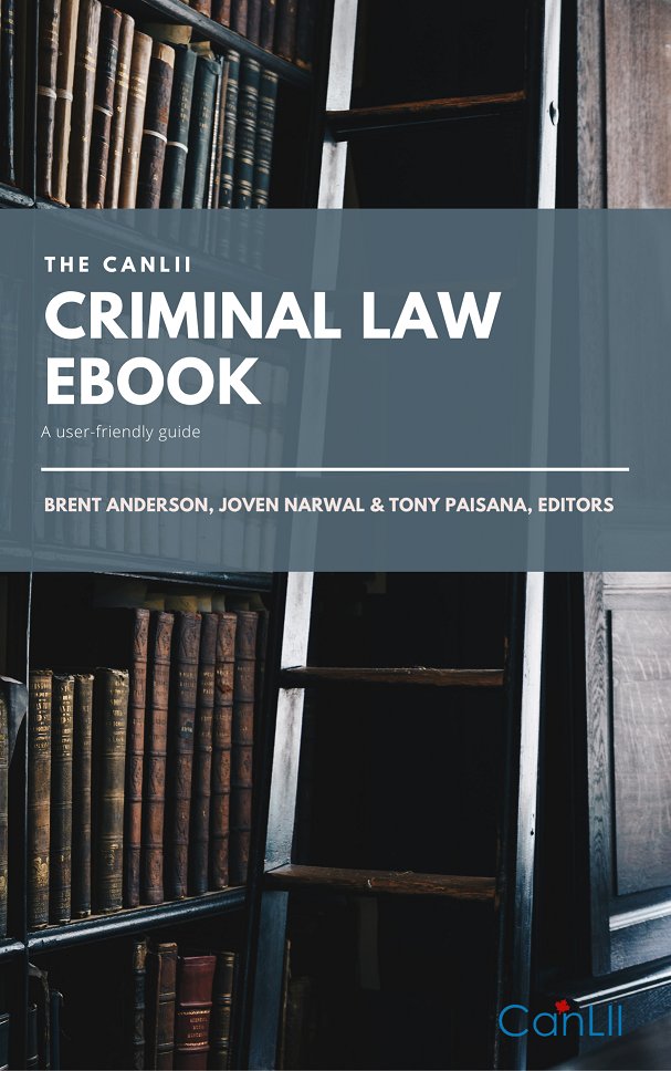 CanLII's tweet image. 📢📚 The CanLII Criminal Law Ebook is now available to view on CanLII! Our deepest gratitude goes out to all the volunteer editors and authors who produced such valuable content for this new resource. Read more: zcu.io/xP0b #criminallaw #openaccess #legalcommentary