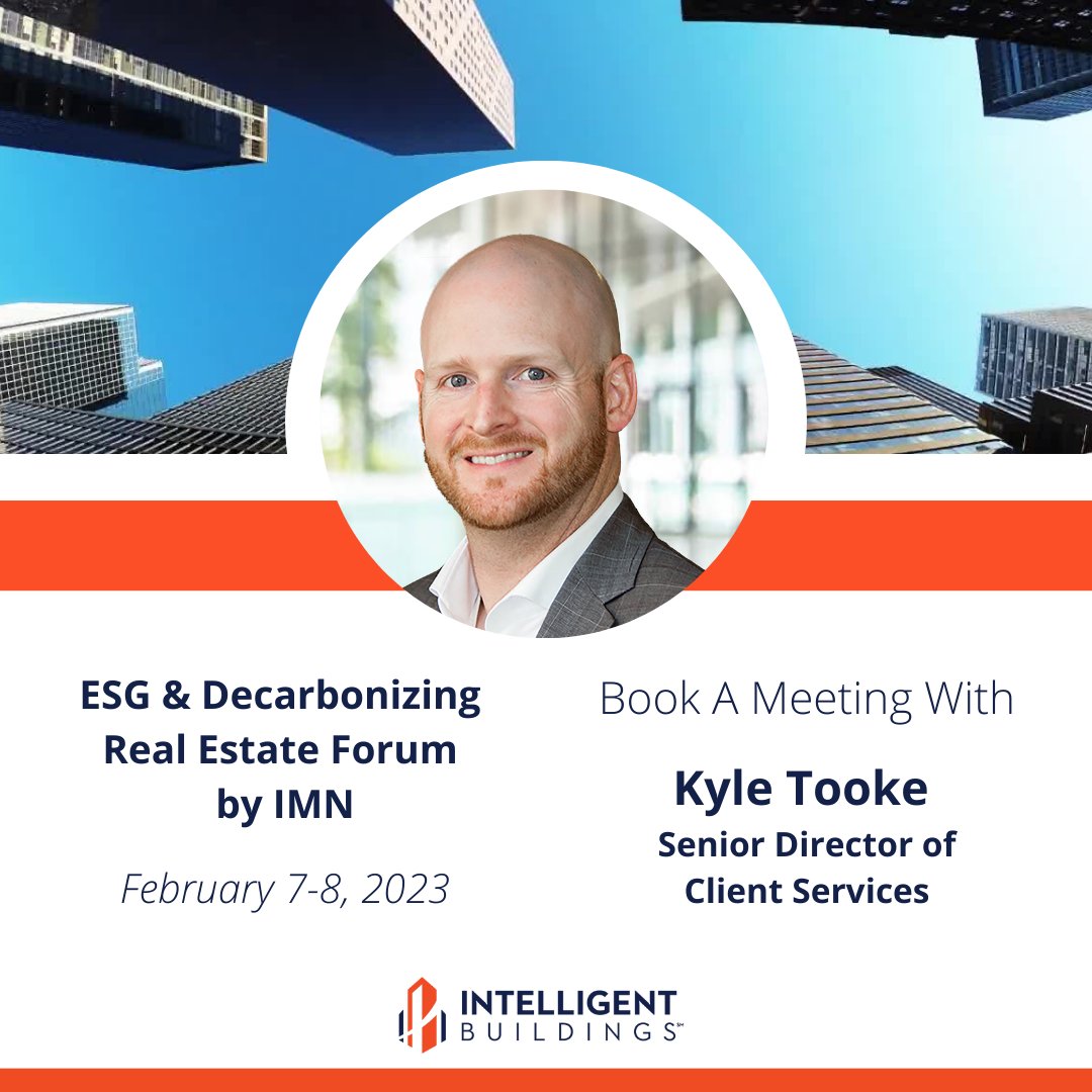 IntelligentBldg's tweet photo. @KyleTooke, our Sr. Director of Client Services, will be participating in the #ESG &amp; Decarbonizing Real Estate Forum by IMN February 7-8 in Nashville, TN. Book a time to chat with Kyle at the conference:
https://t.co/iIzUvaRK7o

Stay updated on details: https://t.co/ADpUhYjFwv https://t.co/Jv70xnRncZ
