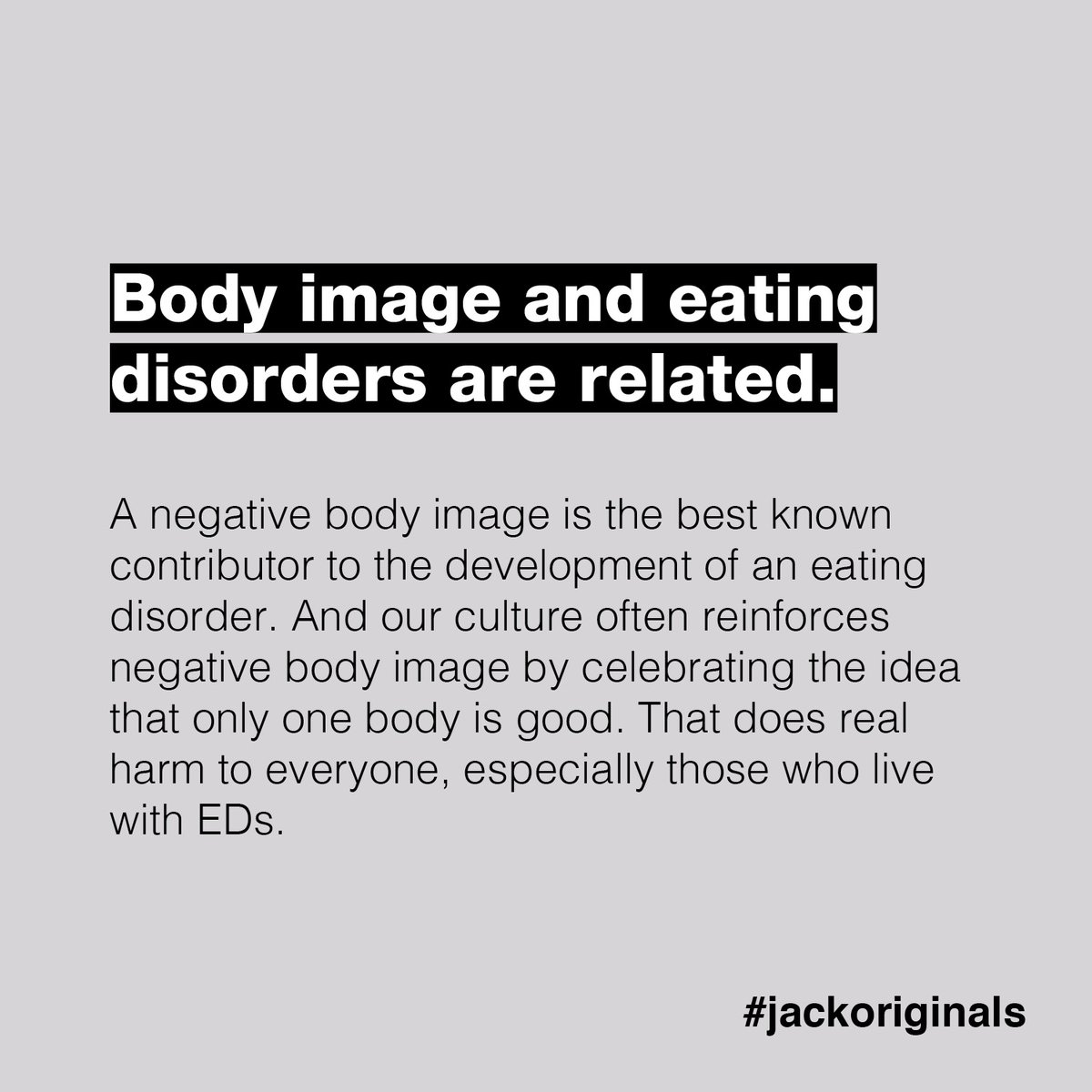 jackdotorg's tweet image. Today is the start of Eating Disorder Awareness Week in Canada.

Let’s set some things straight about what eating disorders are, and what they’re not. 

#EDAW2023