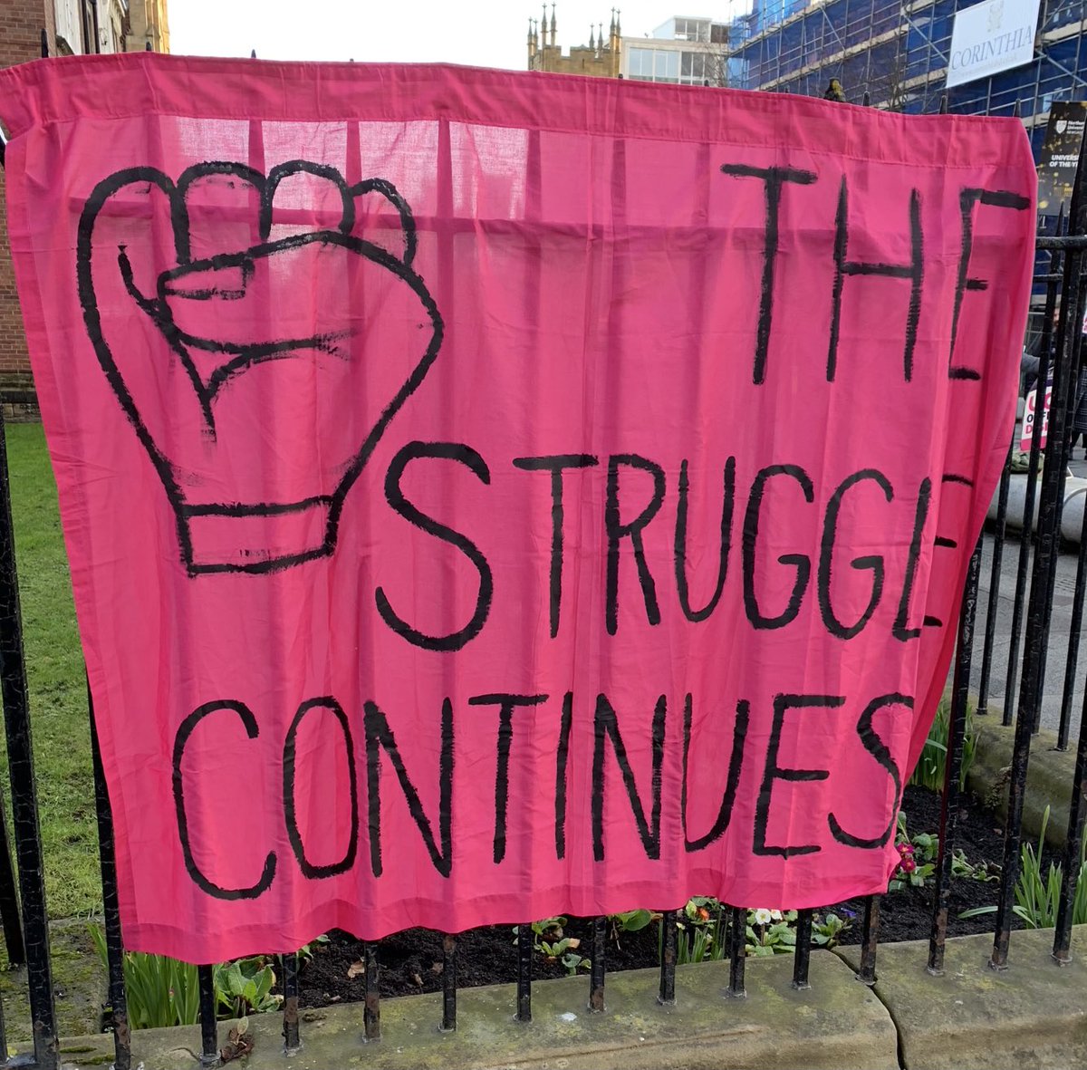 JoyceMcA's tweet photo. Great turnout at March and rally in Newcastle #ucuRISING #EnoughIsEnough https://t.co/v13o9SwzKH