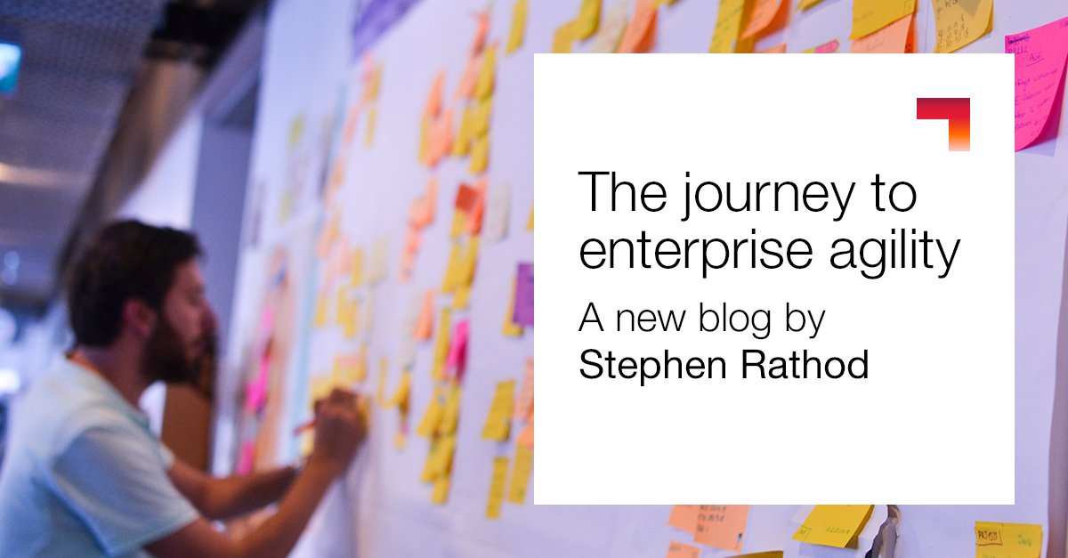 CGI_UKNEWS's tweet photo. There is no one-size-fits-all approach when it comes to increasing #enterpriseagility. Starting small and putting people at the heart of your #digitaltransformation are key factors. Read Stephen Rathod’s blog to learn more: https://t.co/V4zDqBL6kZ #Agile #AgileMethodologies https://t.co/pR7d5P3Gkl