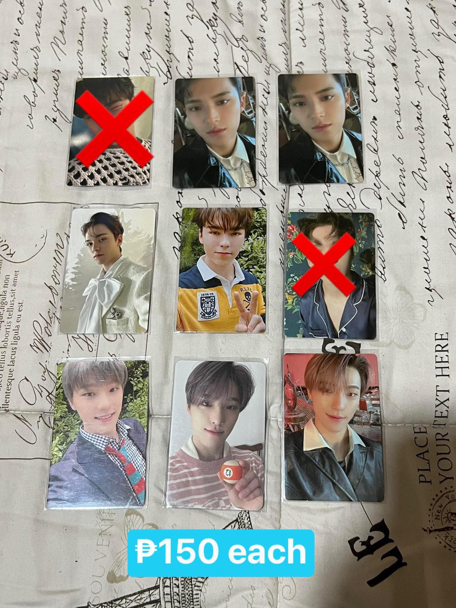 eliashua_'s tweet photo. UPDATE

wts lfb

Seventeen photocards

See photo for the price

DOP:PAYO
loc: cavite

scoups sc jeonghan jh joshua shua js jun jn hoshi hs wonwoo ww woozi wz the8 minghao myungho mh mingyu mg dk deokyeom vernon vn seungkwan sk chan dino dn svt pc ph https://t.co/8XNivWLv3R