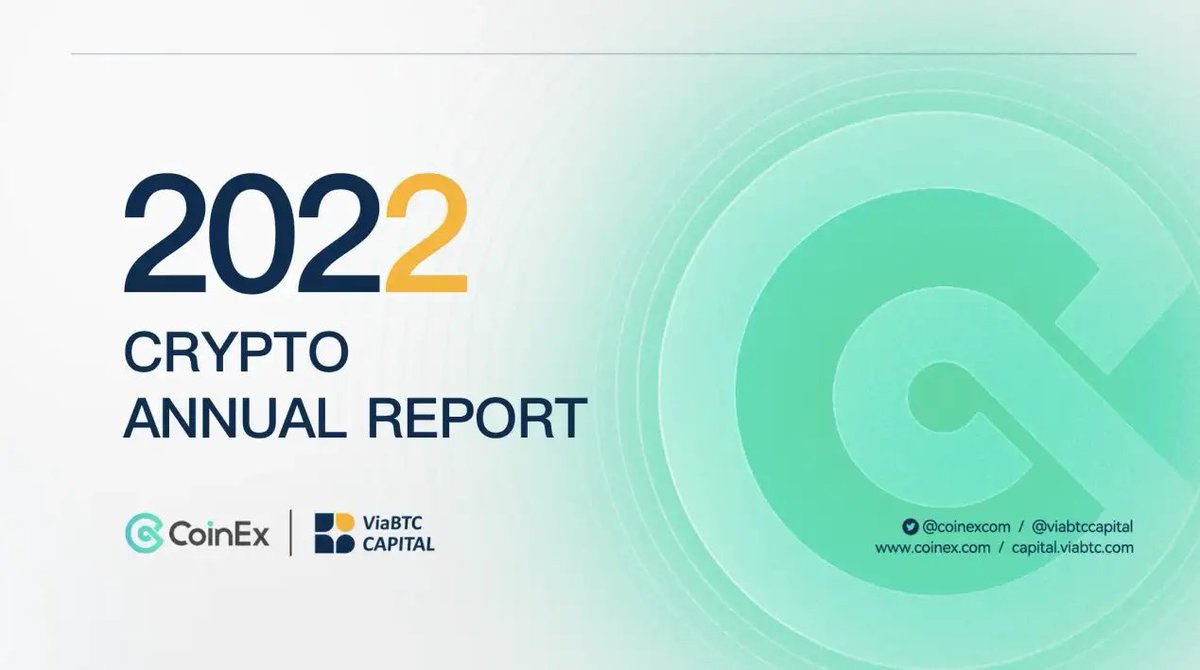 CoinexF's tweet photo. 📚 Rapport annuel #Crypto 2022 : 9 secteurs et prévision de la tendance crypto en 2023
1️⃣ #Bitcoin
2️⃣ #Ethereum
3️⃣ #Stablecoins
4️⃣ #PublicChains
5️⃣ #NFT
6️⃣ #DeFi
7️⃣ #SocialFi
8️⃣ #GameFi
9️⃣ #RegulatoryPolicies
👉https://t.co/J33ej7REa0
#CoinEx #ViaBTCCapital #CryptoNews https://t.co/3foWcKKY9g