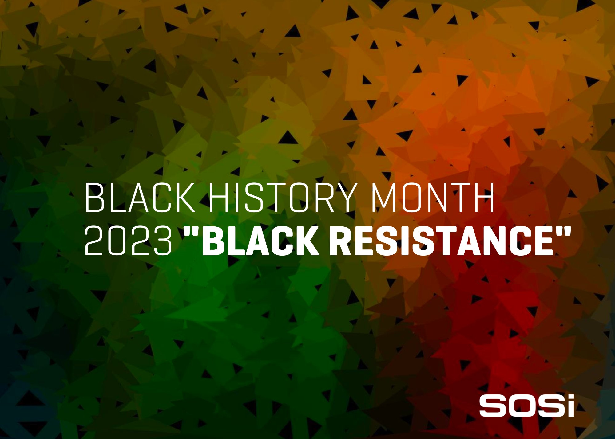 SOSi SOS International LLC on Twitter "On the first day of Black