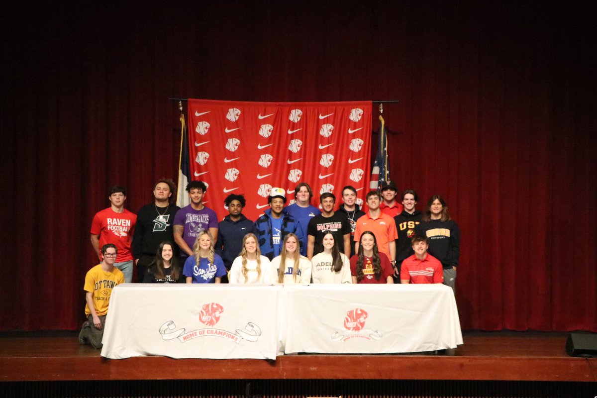 Congrats to all the Katy HS Athletes and their parents! Years of hard work and dedication have payed off!