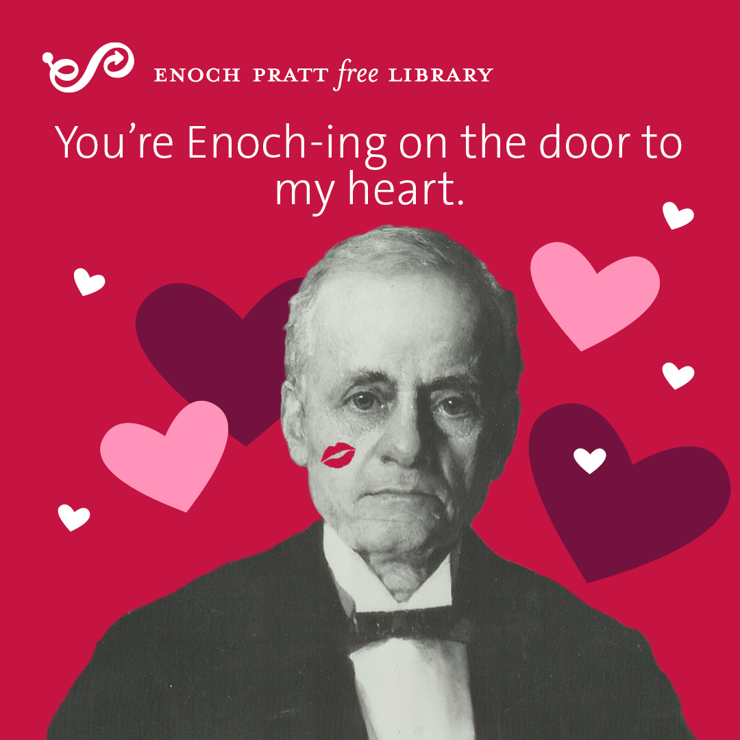 Pratt Library on Twitter "💕 Roses are red, violets are blue...library Valentines are just for