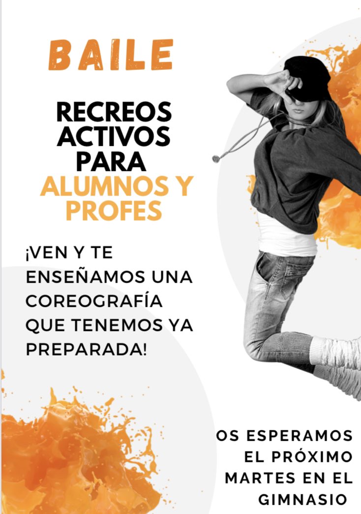 Recreos activos para el alumnado y el profesorado 🕺🏻🪩