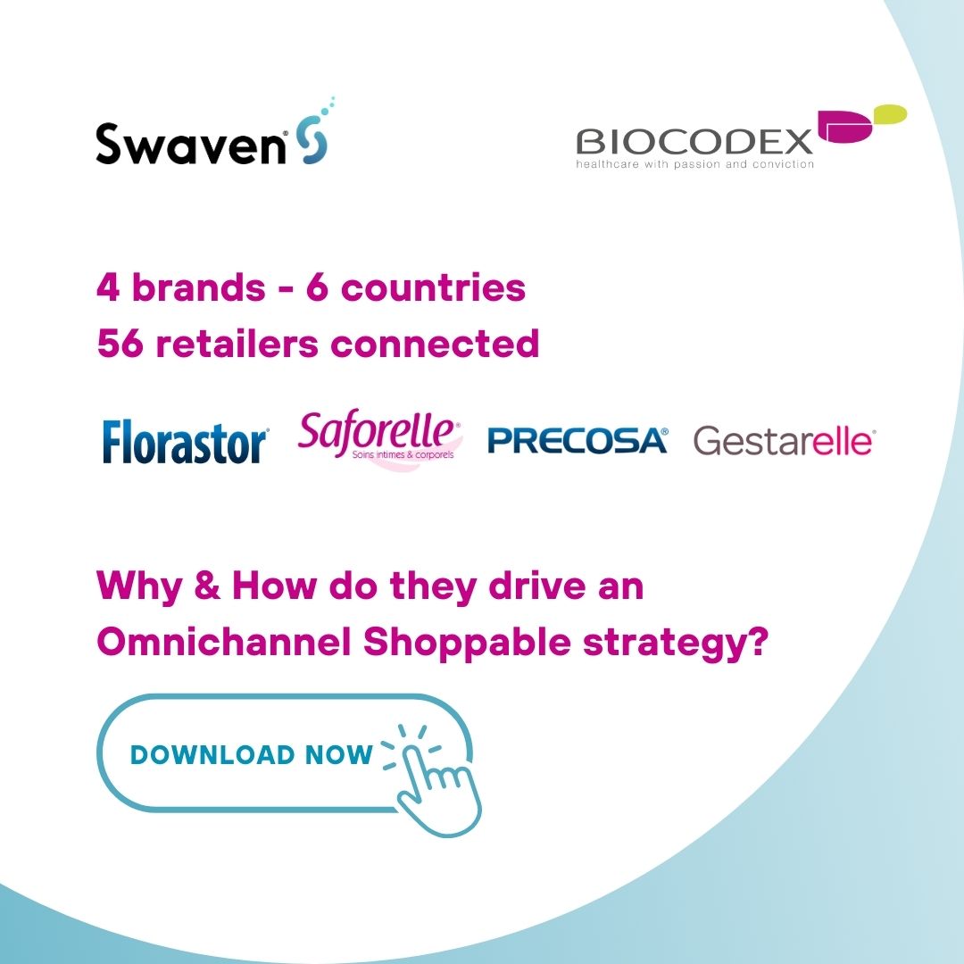 New Success Story from Swaven x Biocodex 🎉

Julien Ensuque, Global E-Commerce &amp; Digital Director, explains how they use to optimize &amp; measure Sales Conversion and marketing performance.🔥

Learn Biocodex's secrets with our latest case study here : bit.ly/3Dyf0Pn