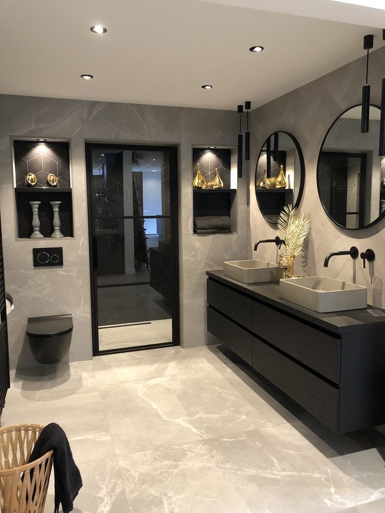 INTERIORBYHUT's tweet image. This bathroom is a MOOD