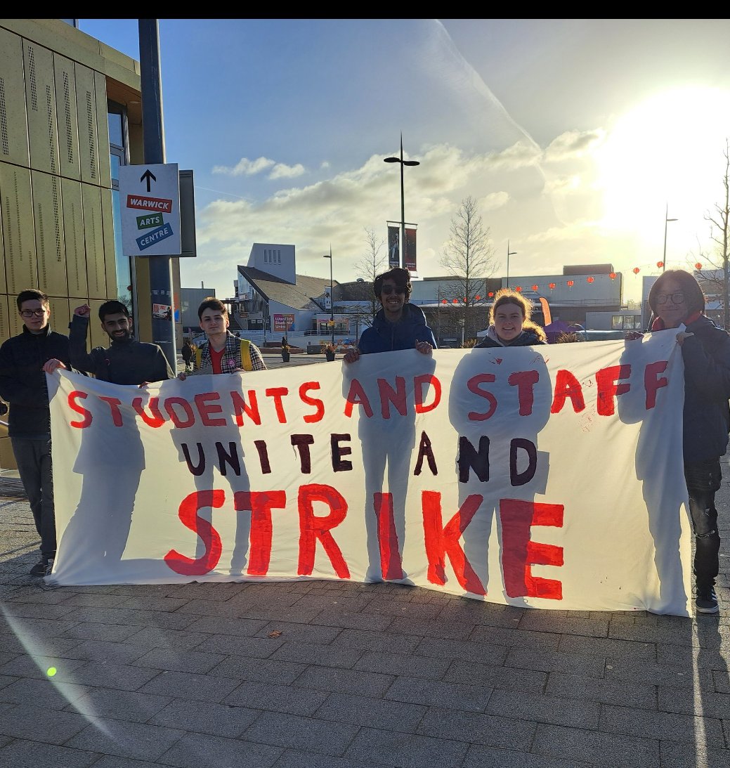 PhD director here. On strike again to ask for fair pension, fair pay & secure contracts. I want to ensure that Universities remain a decent place to work for those who I am training and will take our place in the future. #ucustrikes #ucuRISING @WarwickUCU