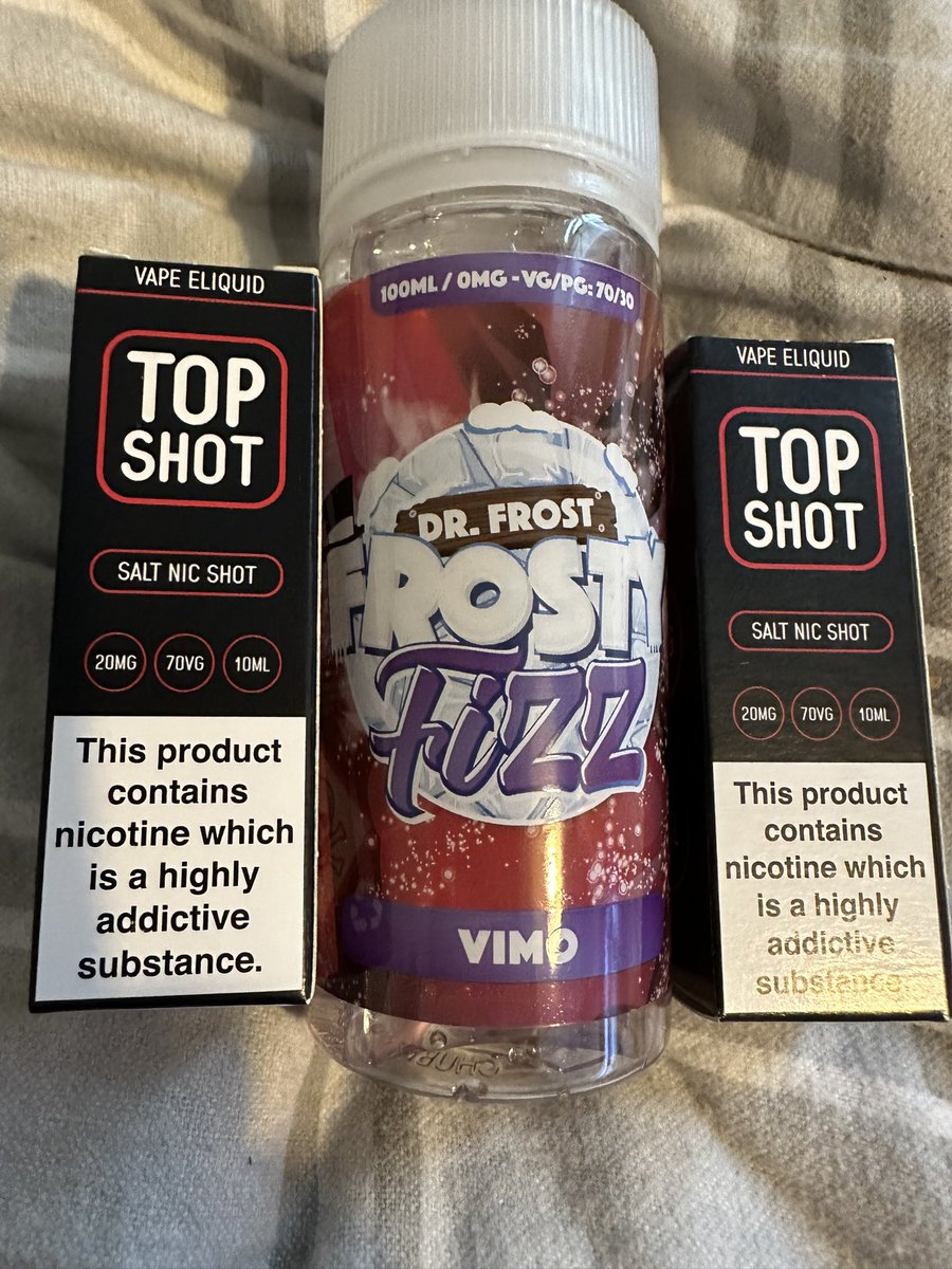 New Dr. Frost vape juice arrived and Nic Shots 😊 thank you @UKVaping101 #DrFrost #Vaping101 #Vape #Vapers