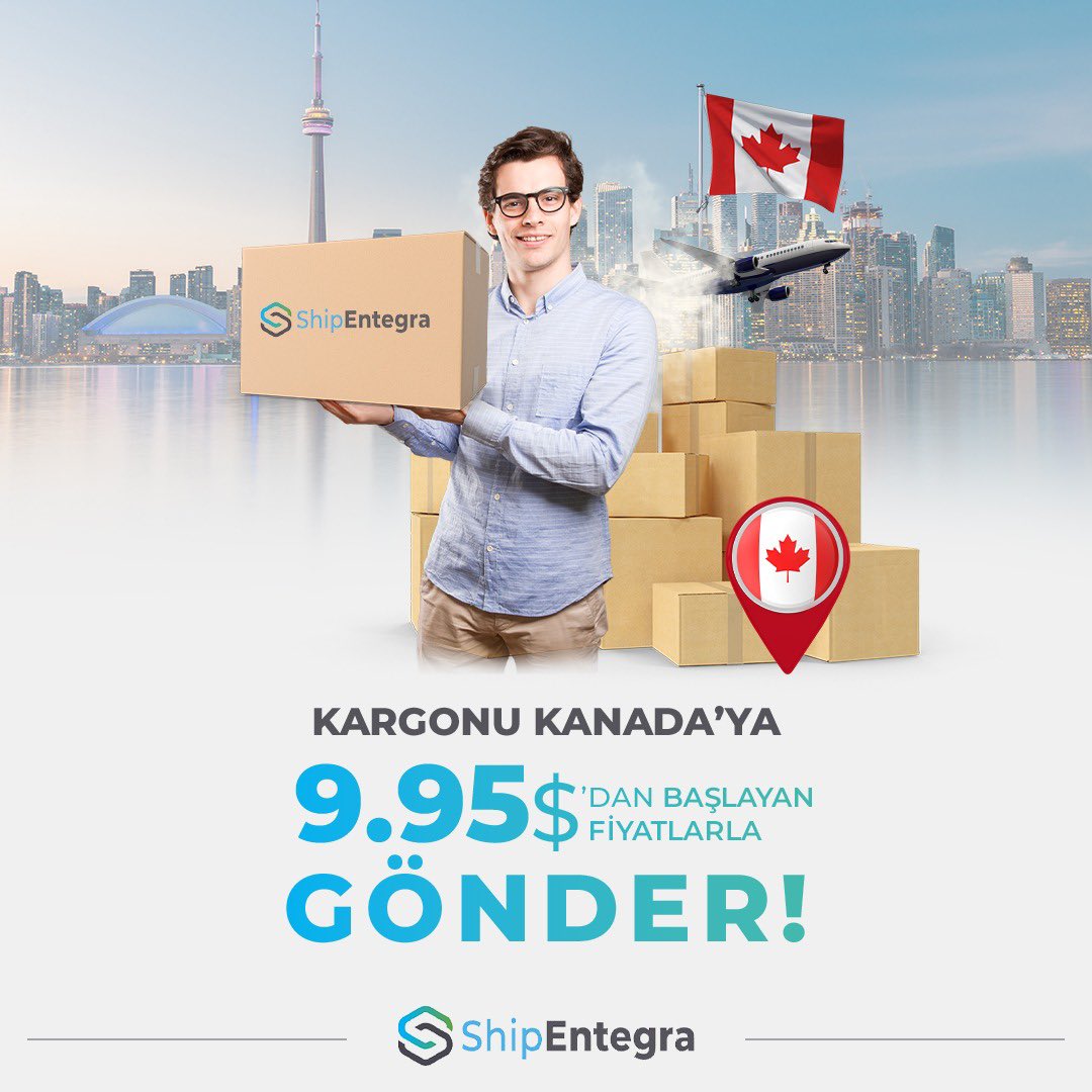 Kargonuzu Kanada’ya Worldwide Standart Servis ile 9.95$’dan başlayan fiyatlarla gönderin! 😎 🇨🇦 

#eihracat #lojistik #hızlıkargo #shipentegra #kanada #etsy #amazon #ebay #aliexpress