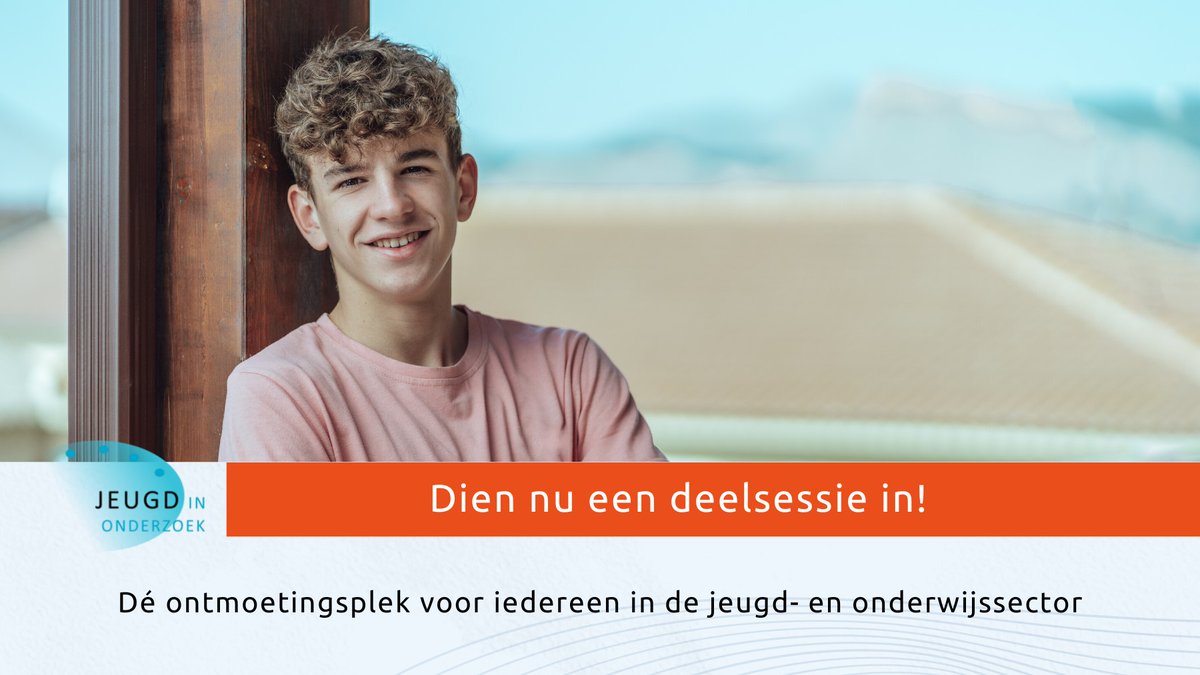 Heb jij al een deelsessie ingediend voor Jeugd in Onderzoek? [TIP!] Neem contact op met collega’s uit het veld die zich bezighouden met hetzelfde onderwerp. En dien samen in. 👉🏽 Dit verhoogt je kansen! jeugdinonderzoek.nl/aanmelden/