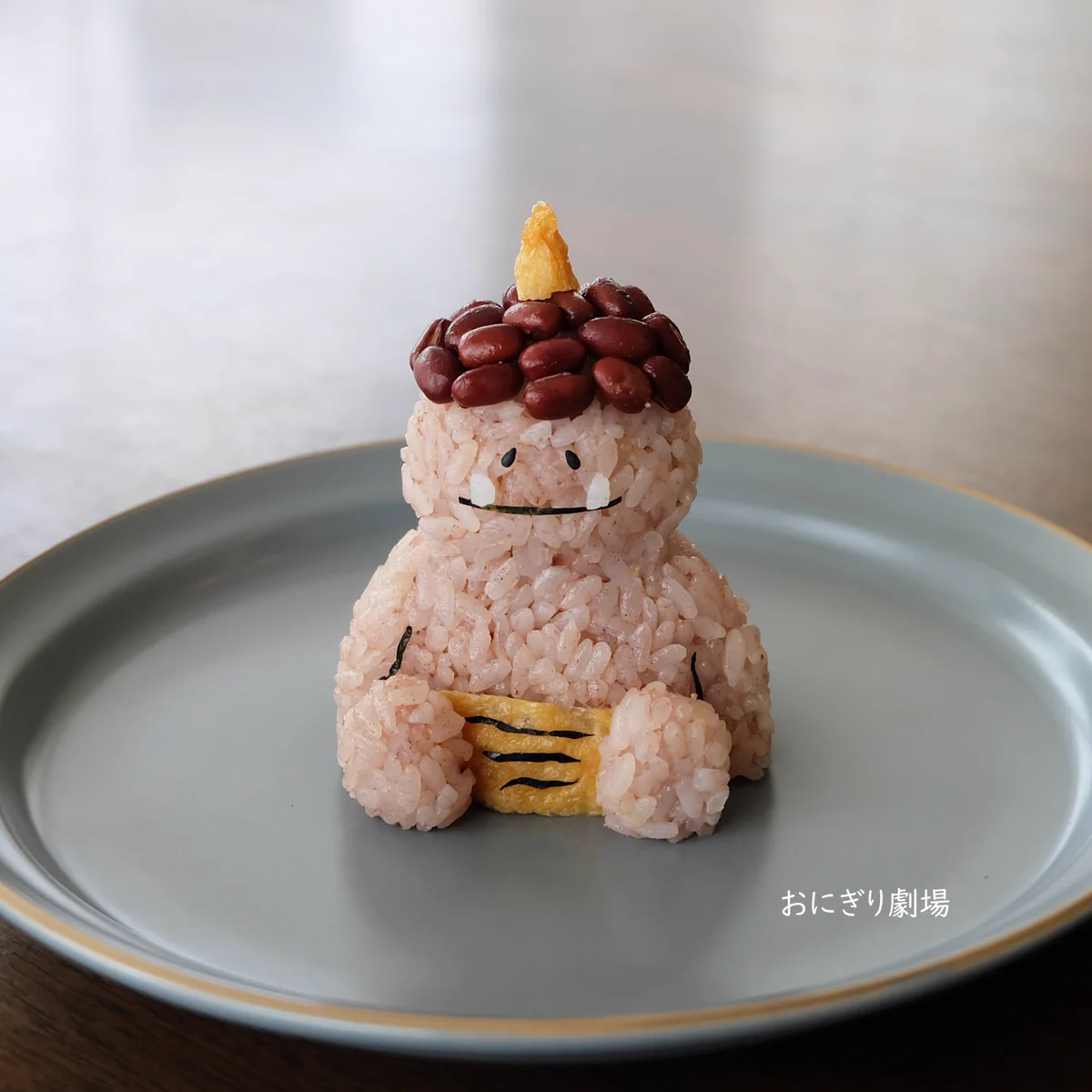 可愛い&クオリティが高すぎて食べるのを躊躇しそう･･･！「鬼」のおにぎりが話題に！