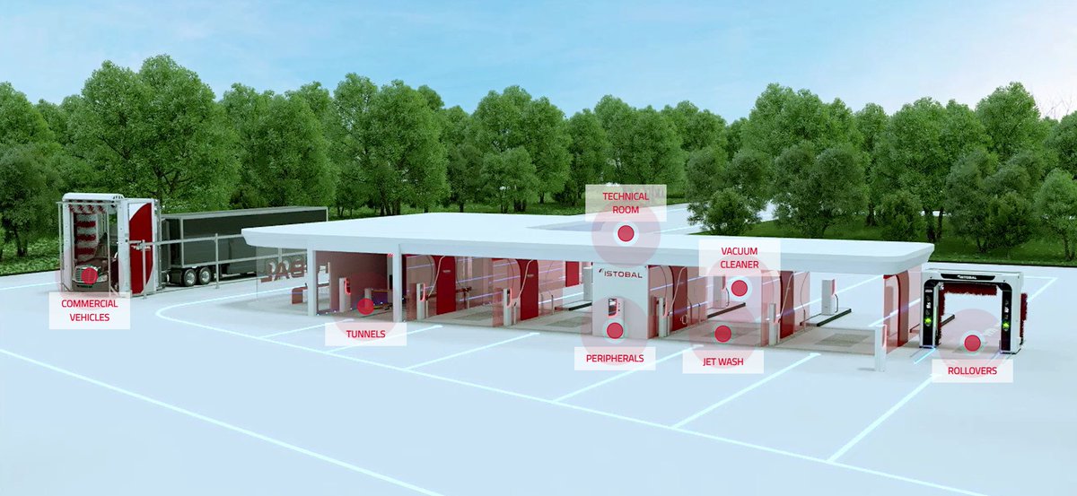 istobal_corp's tweet photo. Discover how a 100% connected installation works with the latest technology at the service of your business.  Visit our interactive #carwash facility to learn about #ISTOBAL's extensive portfolio for vehicle cleaning

📍 https://t.co/MJuzOWL4eB

 #carwashing #Smartwash #heavywash https://t.co/eylkM8x89P