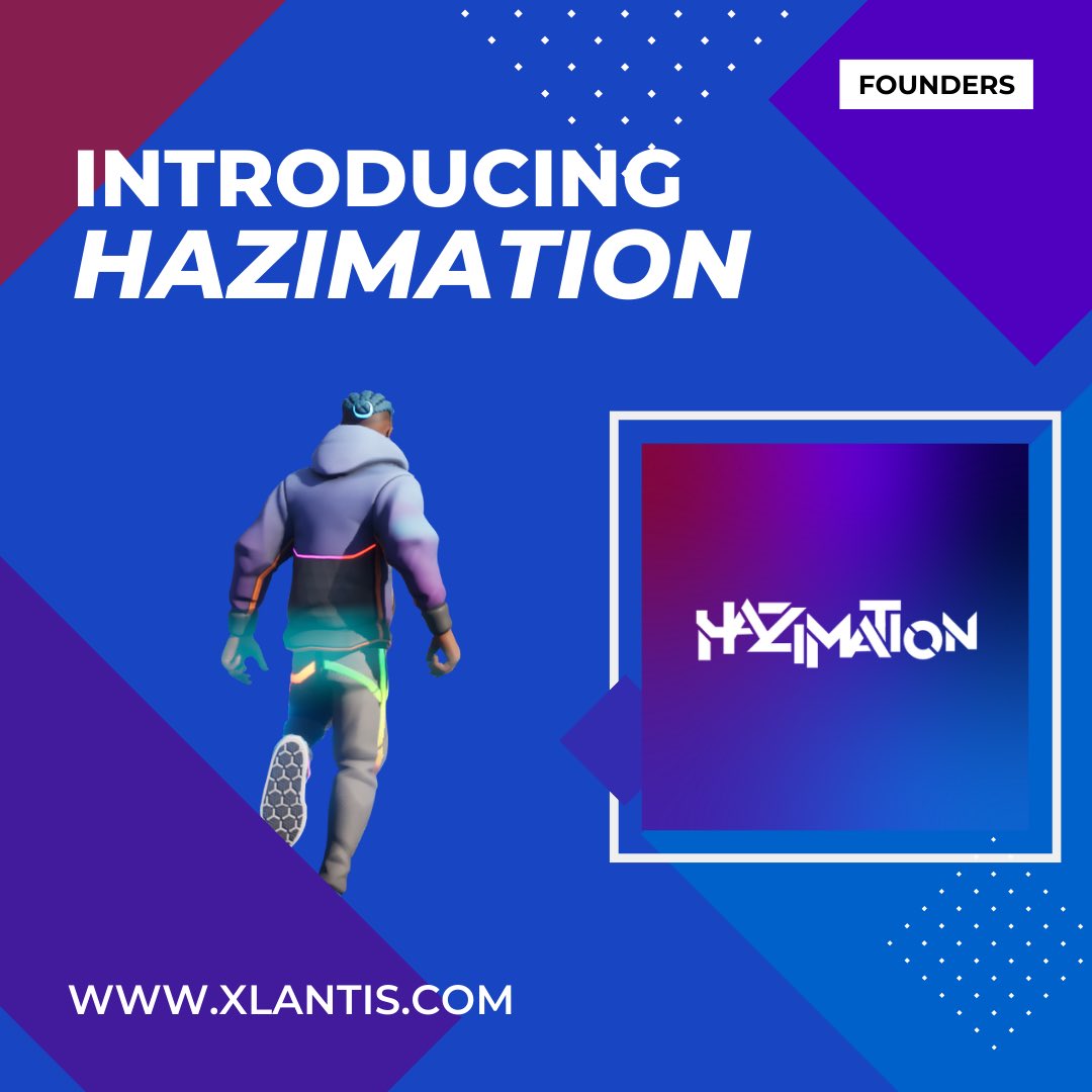 XLANTISOfficial's tweet photo. 📣 Founder Spotlight

#HaZimation is a London based production company that develops and produces original IP in feature films, series, and video games as well as #metaverse content.  

HaZimation will be leading the gamification &amp; creative direction of #XLANTIS 🔥 https://t.co/z8SXdtDFiB
