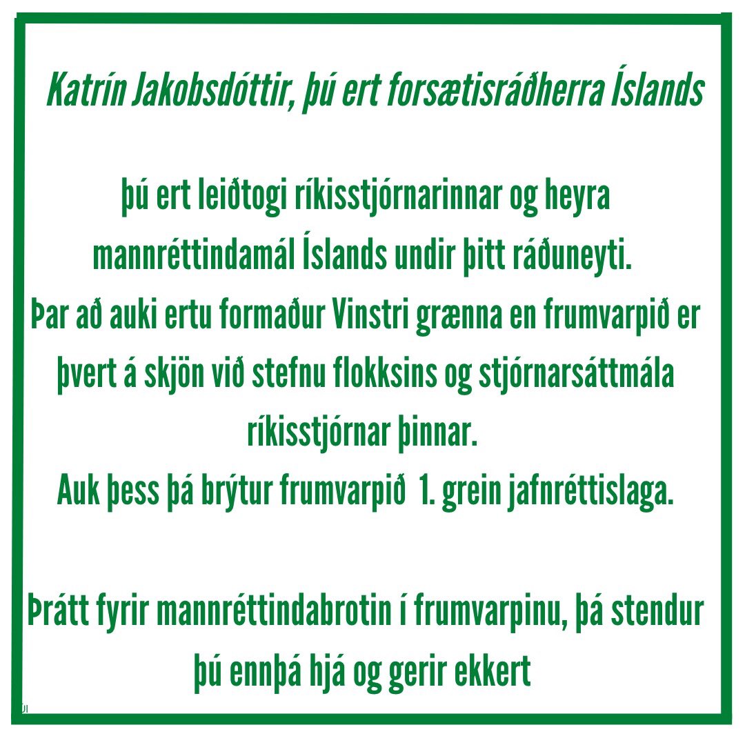fellumfrumvarp's tweet photo. Hvar ertu @katrinjak ??? https://t.co/mOseh2NwJV