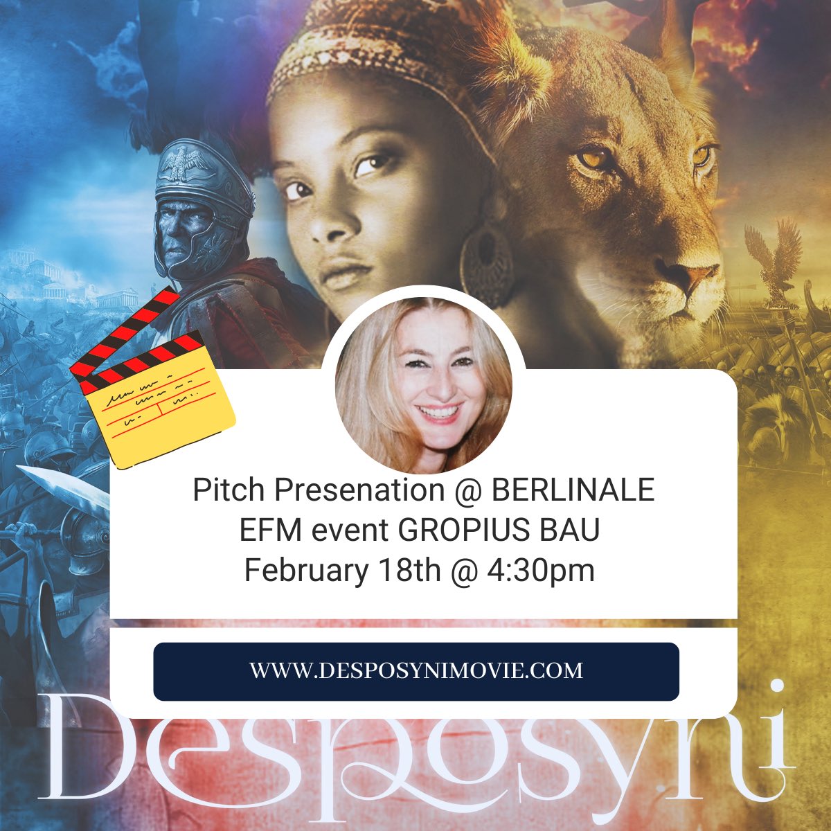 Proud to present #Desposyni #film to #EFM event with #LargoAI