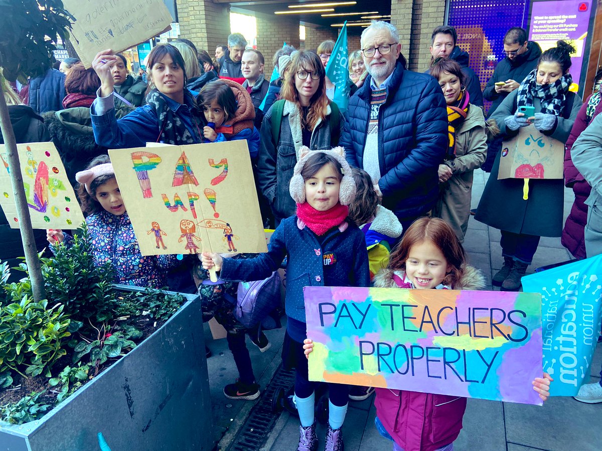 jeremycorbyn's tweet image. Today, 500,000 workers are taking historic strike action. 

They are striking for decent pay. They are striving for social justice. They are fighting for us all.