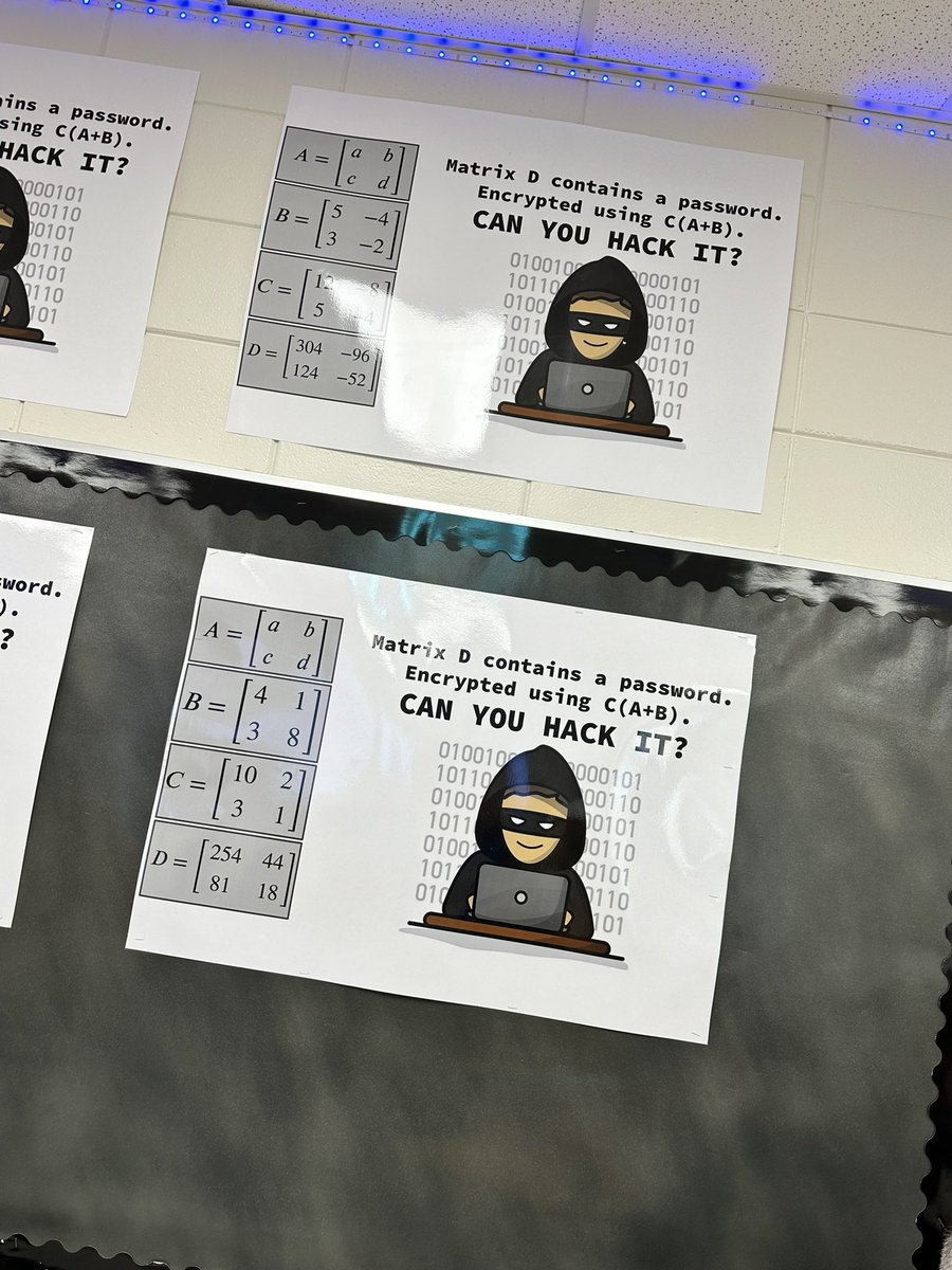 missliz31's tweet photo. Preβ’Calc teaching and learning at an ELITE level! Channeling their inner Penelope Garcia'sβ’β’ ππ»π€ Did they crack the code? π«£
#HackersForDaysssss @blakenesmith @BryanCountyMHS #ProudPrincipal #LearningWins https://t.co/GXtR16UADo