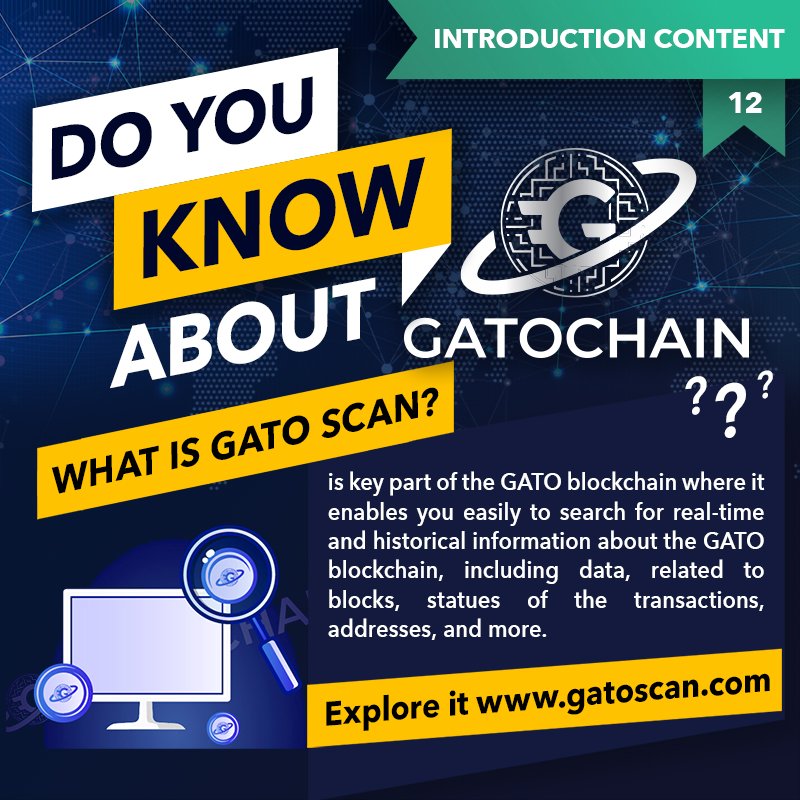 GatoBlockchain's tweet photo. Navigate the crypto world with ease! 🚀 Stay informed and make smart decisions with up-to-date info on transactions, fees, and more with GATO Scan. Your trusty map in the ever-evolving crypto world. #GATOBlockchain #GATOScan #CryptoNavigation #StayInformed #SmartDecisions https://t.co/zOCdkqgOyB