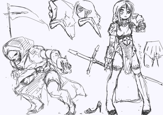 二度寝してたら降りてきたシスターちゃん。昨日の巫女ちゃんと対になるかなと。
巫女ちゃん17歳、シスターちゃん14歳ってとこでしょか。 #ウチの子 #出来たてホヤホヤ 