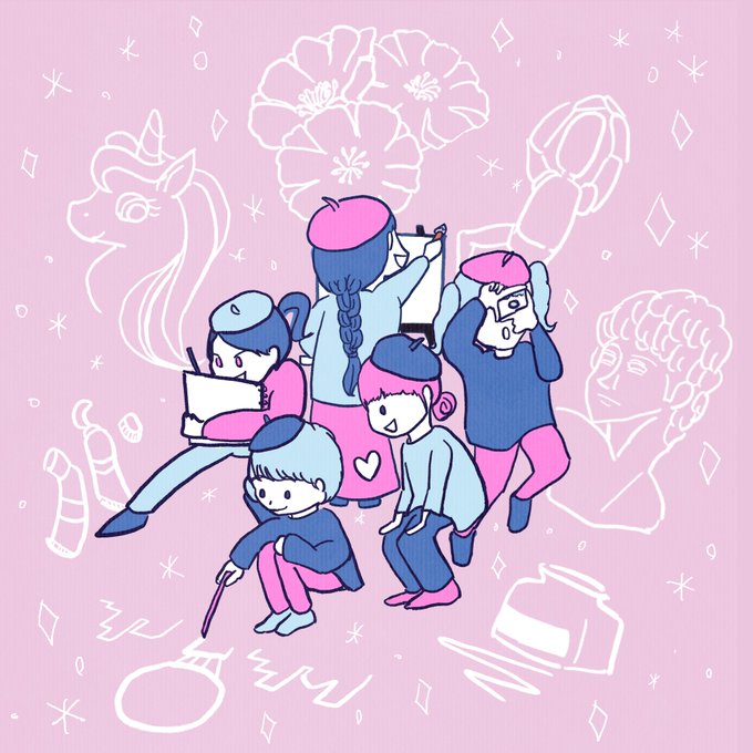 #art_ippi 2月のテーマは「絵描き」みんなと、楽しく、自由に! 