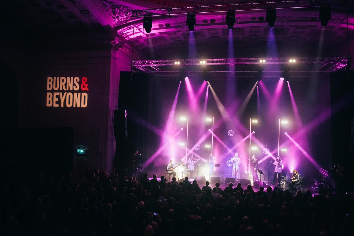 Delighted to be asked to design and supply lighting at @ARedinburgh for @burnsandbeyond, produced by @UniqueEventsltd. Utilising our @Asteraofficial  Titan Tubes, @RobeAroundTheUK BMFLs and 600+ Washes and @MinuitUneFr IVL Photon’s.
📸 @ryanjohnstonco