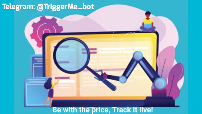 krishnakhanna's tweet photo. Introducing #TriggerMe #Telegram #Bot for tracking the markets realtime.
#Equity/#Cryptocurrency/#Indices/#Crypto
Be with the price, Track it Live!
Access bot on Telegram: @TriggerMe_bot
Intro: https://t.co/VrUA3vakV4
Details: https://t.co/CyuckMtJpT https://t.co/gl6hSin66J
