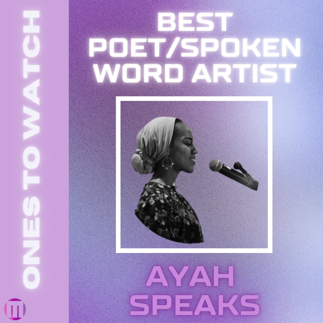 TheMainstreamUK's tweet photo. #TheMainstream #OnesToWatch 2023! Best Poet/ Spoken Word Artist 1/2 https://t.co/uF6Os30B97