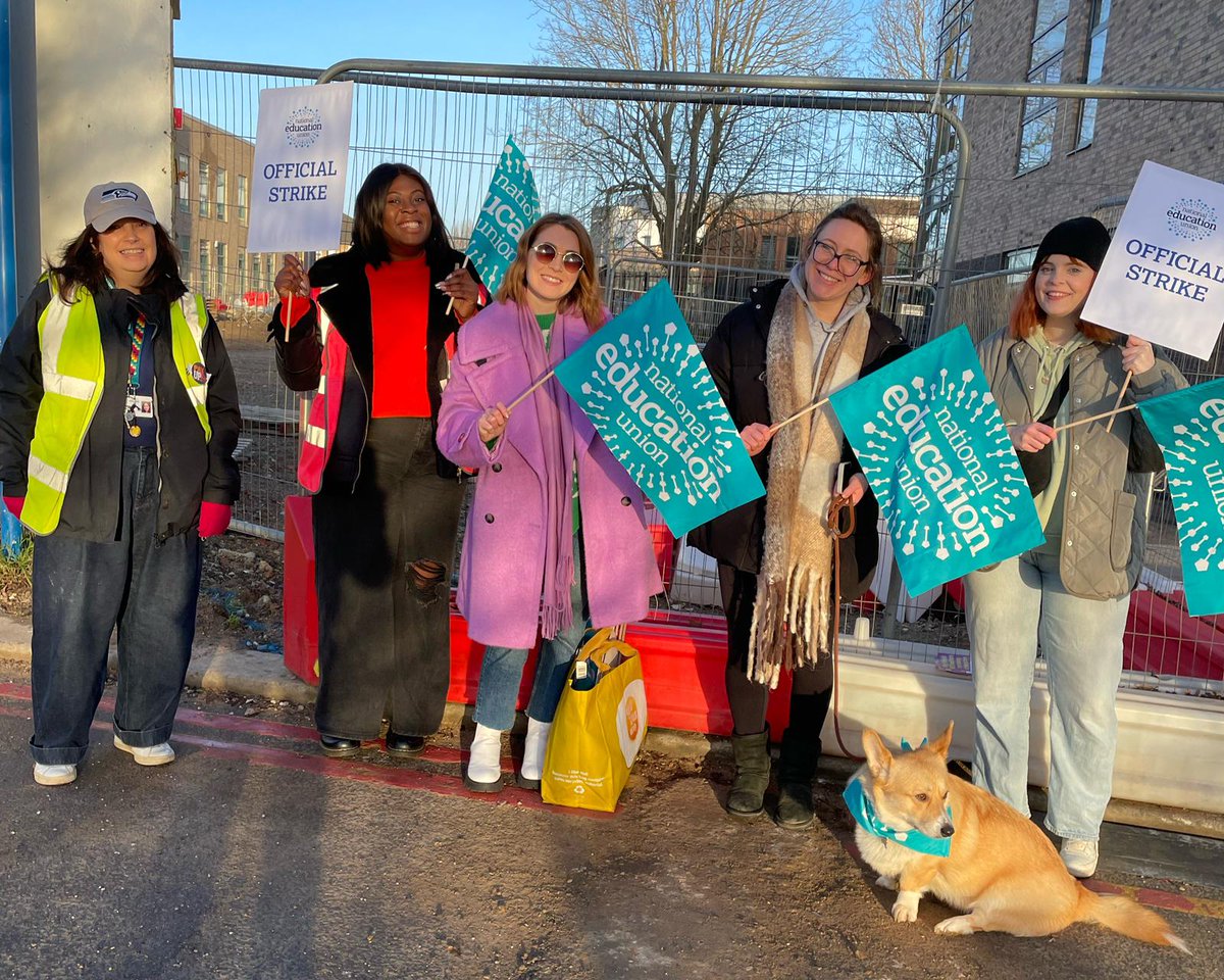 Enfield pickets standing up for education