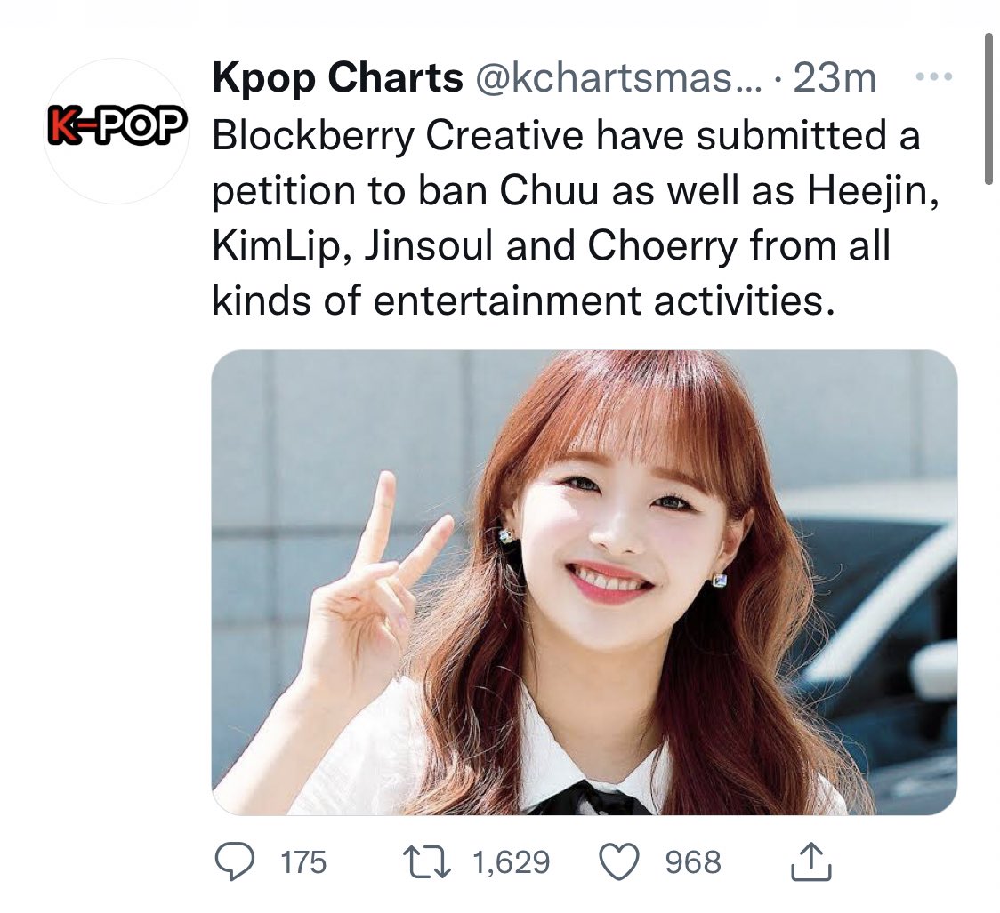girlgrouparea's tweet photo. gg! Guys.. udh gila.

i don’t know it’s getting complicated but hoping the fair result for all loona members 😭😭 https://t.co/kR57jCKafj