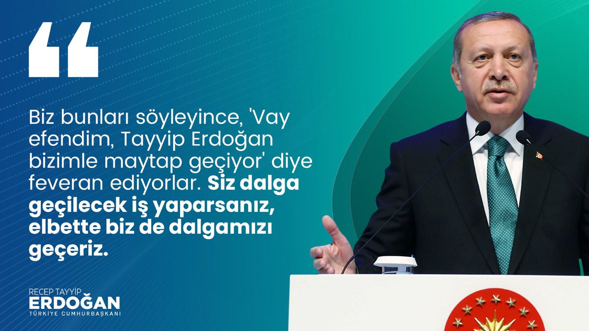 Cumhurbaşkanı <a href="/RTErdogan/">Recep Tayyip Erdoğan</a>:

"Madem BAY KEMAL bu ifadeyi o kadar sevdi, öyleyse kendisine bundan sonra kullanabileceği yeni sloganını da vereyim:
BAY BAY KEMAL."