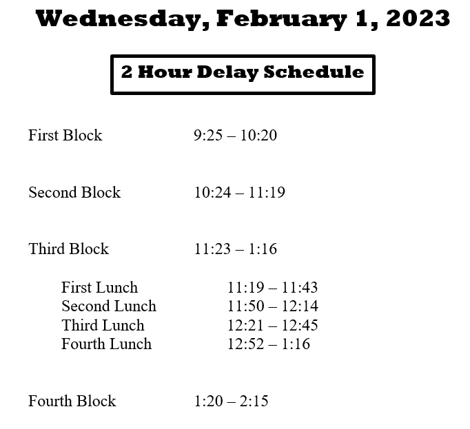 How Long Is A 2 Hour Delay How Long Is A 2 Hour Delay