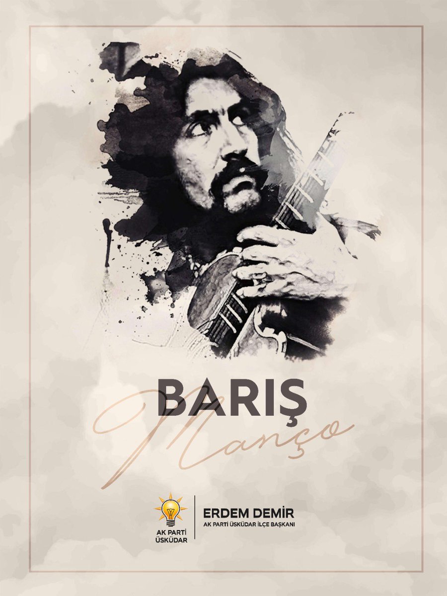 demir_erdem's tweet photo. "Unutmak kolay demiştin, alışırsın demiştin." 🎶🎵

Vefatının yıl dönümünde müziğimizin efsane isimlerinden #BarışManço'yu özlem ve rahmetle anıyorum.

@osmannnurika https://t.co/V8puZhab4K