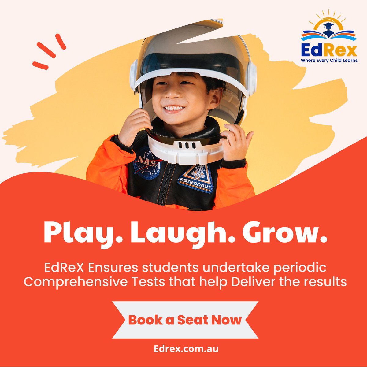 EdRexlearning's tweet photo. 🤝 Join the fun with #EdRex Learning!
🏃 Play
👨🦰 laugh
👨🎓 Watch
Your child #grow with endless #educational opportunities 💡
📞 Contact us : 0291888247
📩 Email : info@edrex.com.au
🔗 Web : https://t.co/b2tqrELSSO
#play #laugh #grow #EdrexLearning #learning #childeducation #fun https://t.co/kxaewDQsQU