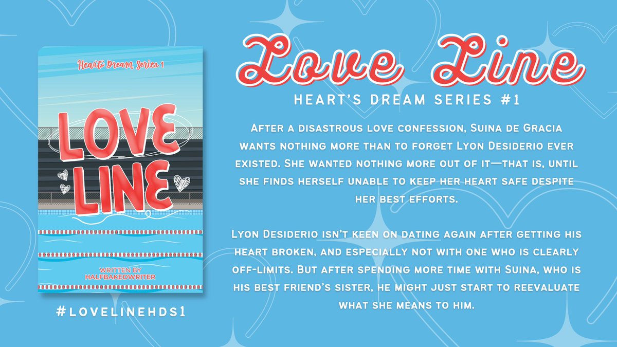 halfbakedwriter's tweet photo. Heart’s Dream Series debuts with Love Line as its first installment! 💙

🧢 brother’s best friend. messy love confessions. i-find-that-attractive-when-i-should-not stuff. she fell first (did she?) and he fell harder. 📘

Read here: https://t.co/Cjqy3lZR9f

#LoveLineHDS1 https://t.co/pQ4IXCio8F