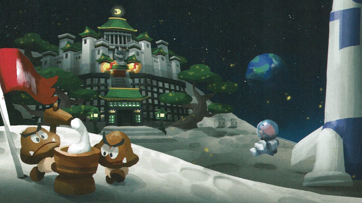 VideoGameArt&Tidbits on Twitter "Super Mario Odyssey The Moon