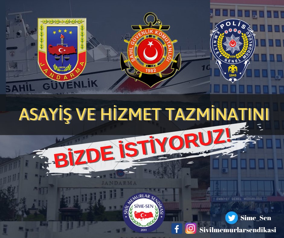 Sime_Sen's tweet photo. #Tazminat
#asayiştazminatı
#hizmettazminatı
#egm #Jandarma https://t.co/OGF0cT3Zan