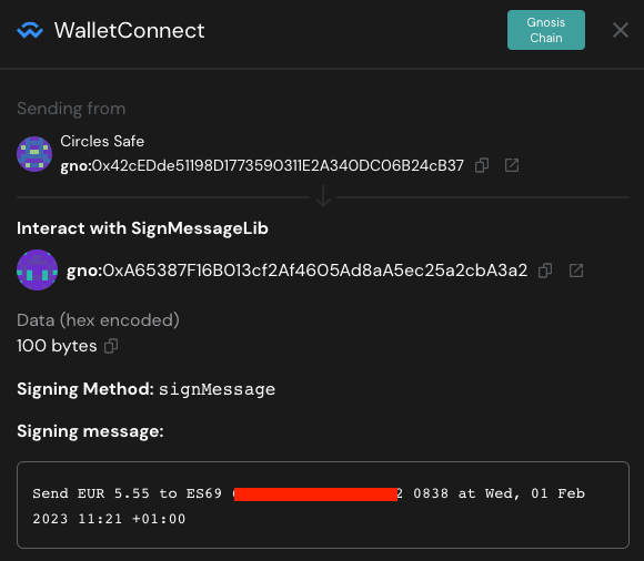 koeppelmann's tweet image. &quot;The @safe will be your new self sovereign bank account&quot;
What started as a vision is today a big step closer to an indisputable reality. I just did my first regular EURO SEPA transfer triggered from a Safe transaction on @gnosischain. Great work @monerium!