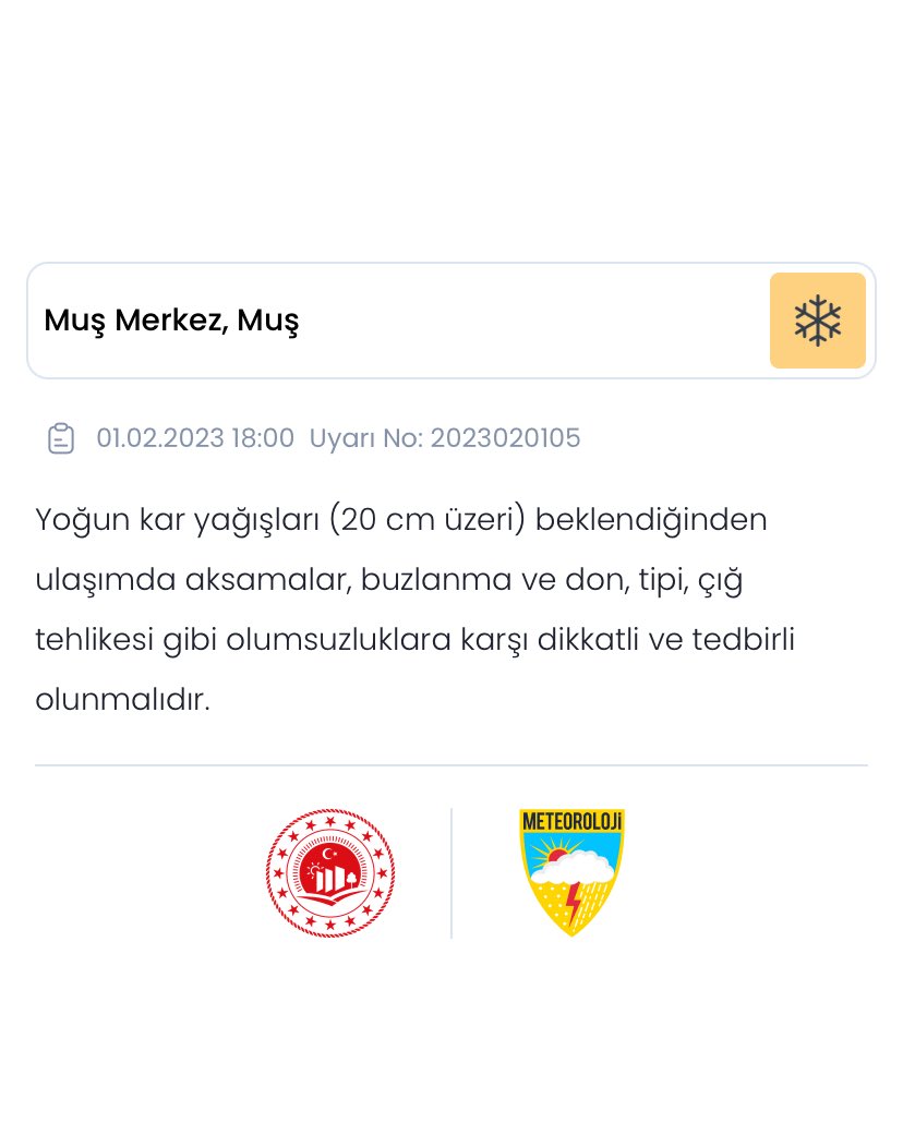 MeteorolojiMus's tweet photo. ⁦@TCMusValiligi⁩ ⁦@MusBelediye⁩ https://t.co/9BKwGWORND