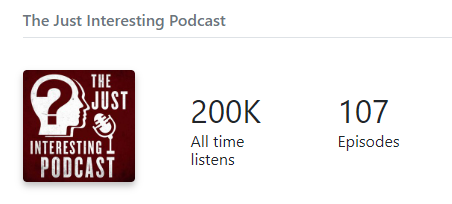 WOW! 😲
Can't believe that we've made it this far, let alone how many of you wonderful folks have listened to <a href="/MartInteresting/">Martin</a> <a href="/JustAlexing/">Alex Brown</a> <a href="/alltimerobin/">Robin Reads VO</a> waffling on for countless #podcast hours
Thank you!