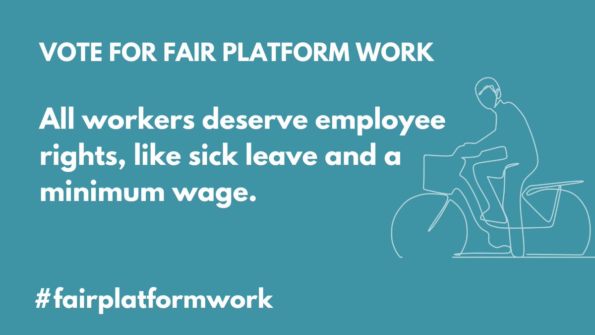 CaritasEuropa's tweet image. Dear MEPs, will you vote for the  #PlatformWorkDirective tomorrow? #fairplatformwork 
@etuc_ces