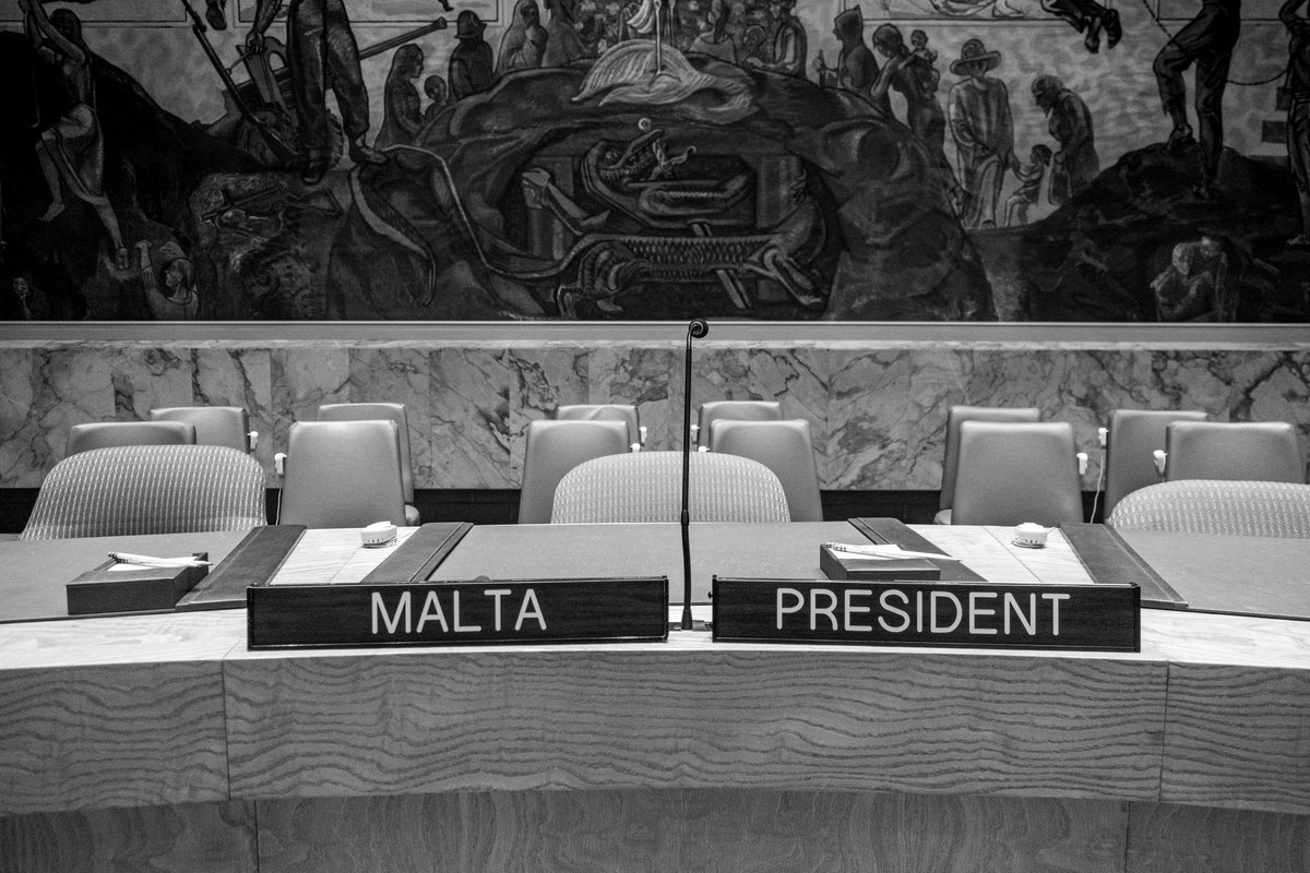 Today I assumed, on behalf of Malta, the Presidency of the UN Security Council

As a young girl and later as a young diplomat, never did I imagine that I would have the privilege to utter these words. 

I hope that by my actions I can inspire girls to dream big!  Go Team Malta!