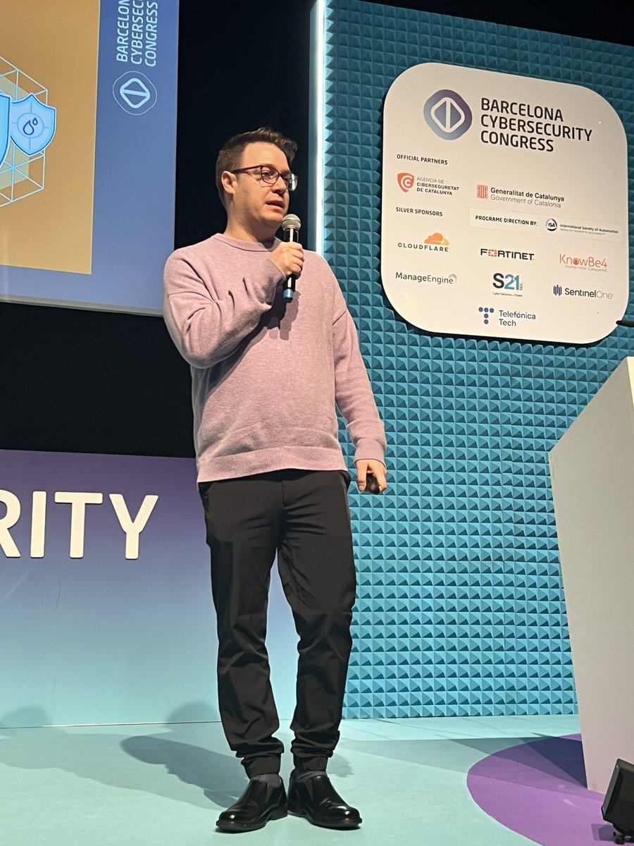 BcnCyberCon's tweet photo. 🗣️‘Protecting Critical Infrastructure Against Ransom DDoS Attacks’
This morning we learned that the best protection against #DDoS #ransomattacks is a strong DDoS mitigation service.
🎙️ By Sergio Maeso Jiménez & Omer Yoachimik from @Cloudflare, a sponsor of #BCC23 https://t.co/Y5FpMtfsV0