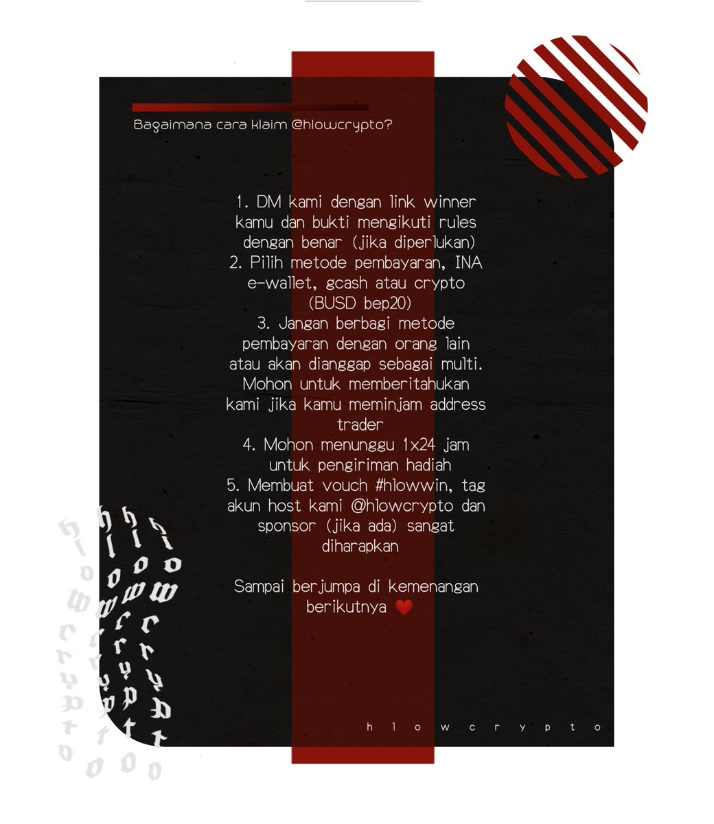 Hlow Winners, read 📌, please ❤ tweet media