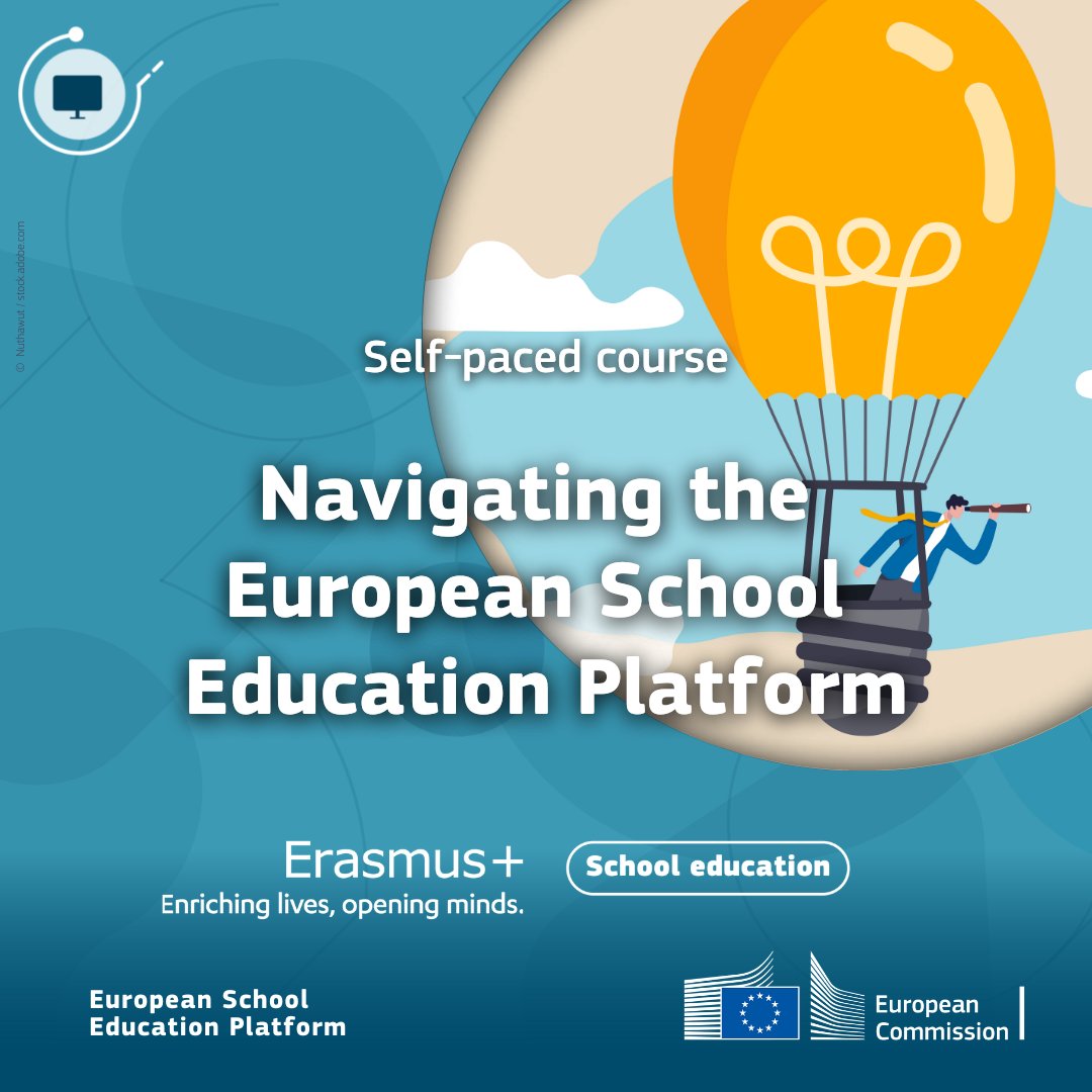 🔓Unlock the full potential of the European School Education Platform with this self-paced course!

Learn about:
 #professionaldevelopment
#eTwinning
🏅 recognition opportunities.

Enroll now! 👉 bit.ly/3Jrnrjg