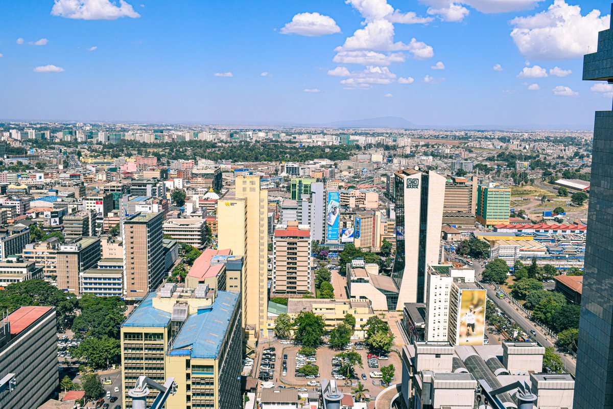 cresa_uon's tweet photo. On Monday, through the invitation of Wallace Mbugua, Head of Property Section Central Bank of Kenya, we had a successful industrial visit to the Iconic CBK Pension Towers. https://t.co/XXuTH7659c