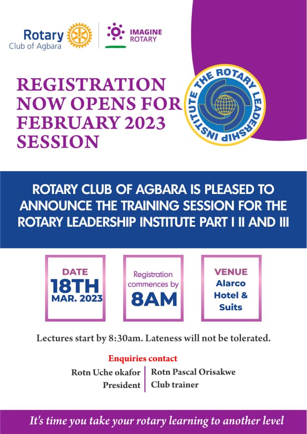rcagbara's tweet photo. Come and increase your knowledge 
#IMPUche 
#RCAgbara38thPresident
#RCAgbara
#HappyPeople
#ImagineRotary
#Rotary
#RotaryInAction
#PeopleOfService 

@Rotary9110 
@Rotary 
@RACOKOKO_ 
@zonemd9110 https://t.co/TjjW1NeDkI